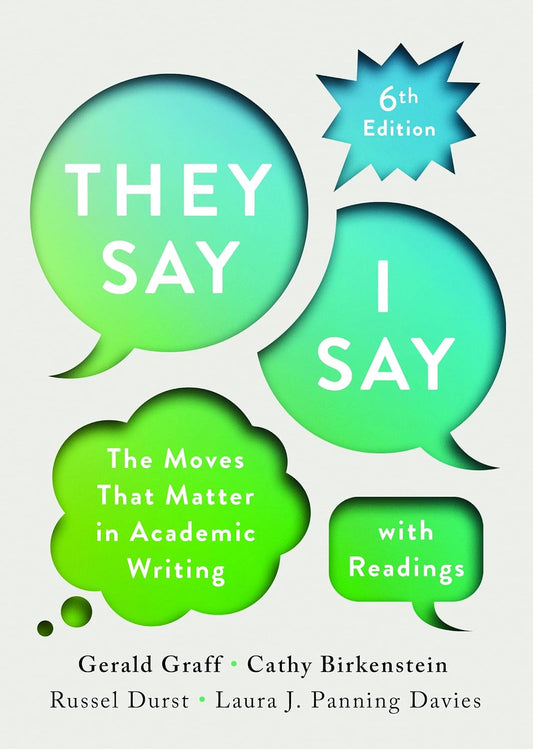 "They Say / I Say" with Readings