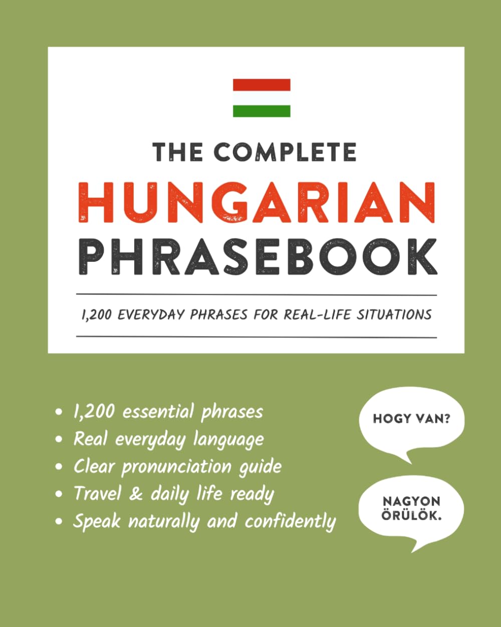 The Complete Hungarian Phrasebook: 1,200 Everyday Phrases for Real-Life Situations, Core Vocabulary for Daily Communication, A Practical Speaking Guide (Learn Hungarian)
