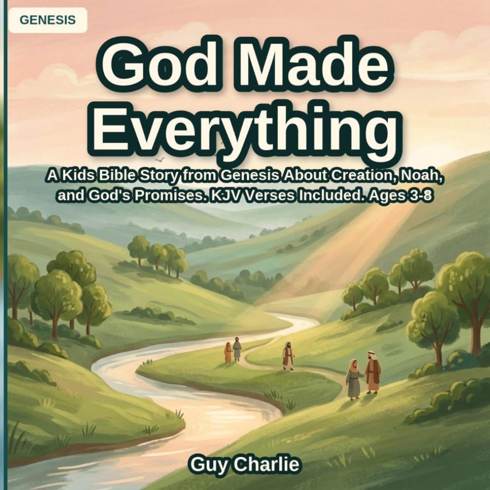 God Made Everything: A Kids Bible Story from Genesis About Creation, Noah, and God's Promises. KJV Verses Included. Ages 3-8 (The Beginning and Moses)