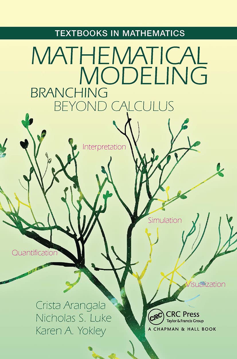 Mathematical Modeling (Textbooks in Mathematics)