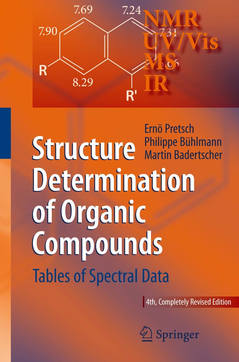 Structure Determination of Organic Compounds: Tables of Spectral Data