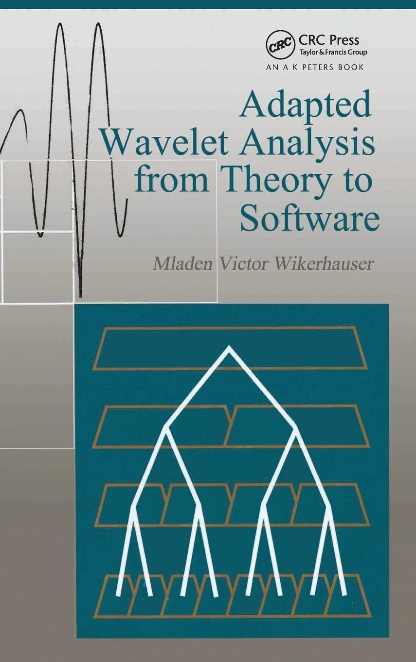 Adapted Wavelet Analysis: From Theory to Software