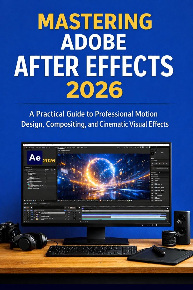 MASTERING ADOBE AFTER EFFECTS 2026: A Practical Guide to Professional Motion Design, Compositing, and Cinematic Visual Effects