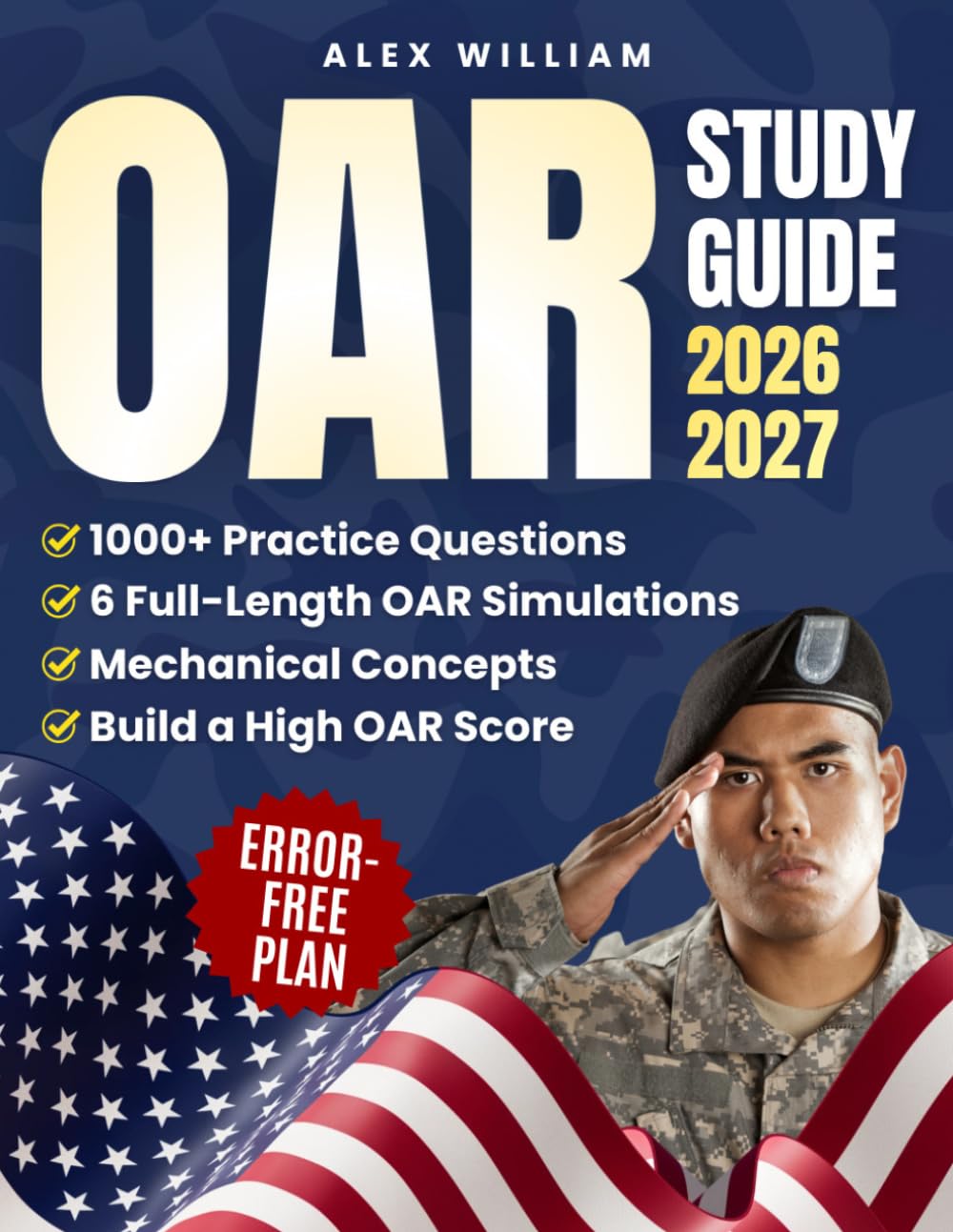 OAR Study Guide 2026-2027: 1000+ Practice Questions, Full-Length OAR Simulations, Math, Reading & Mechanical Concepts
