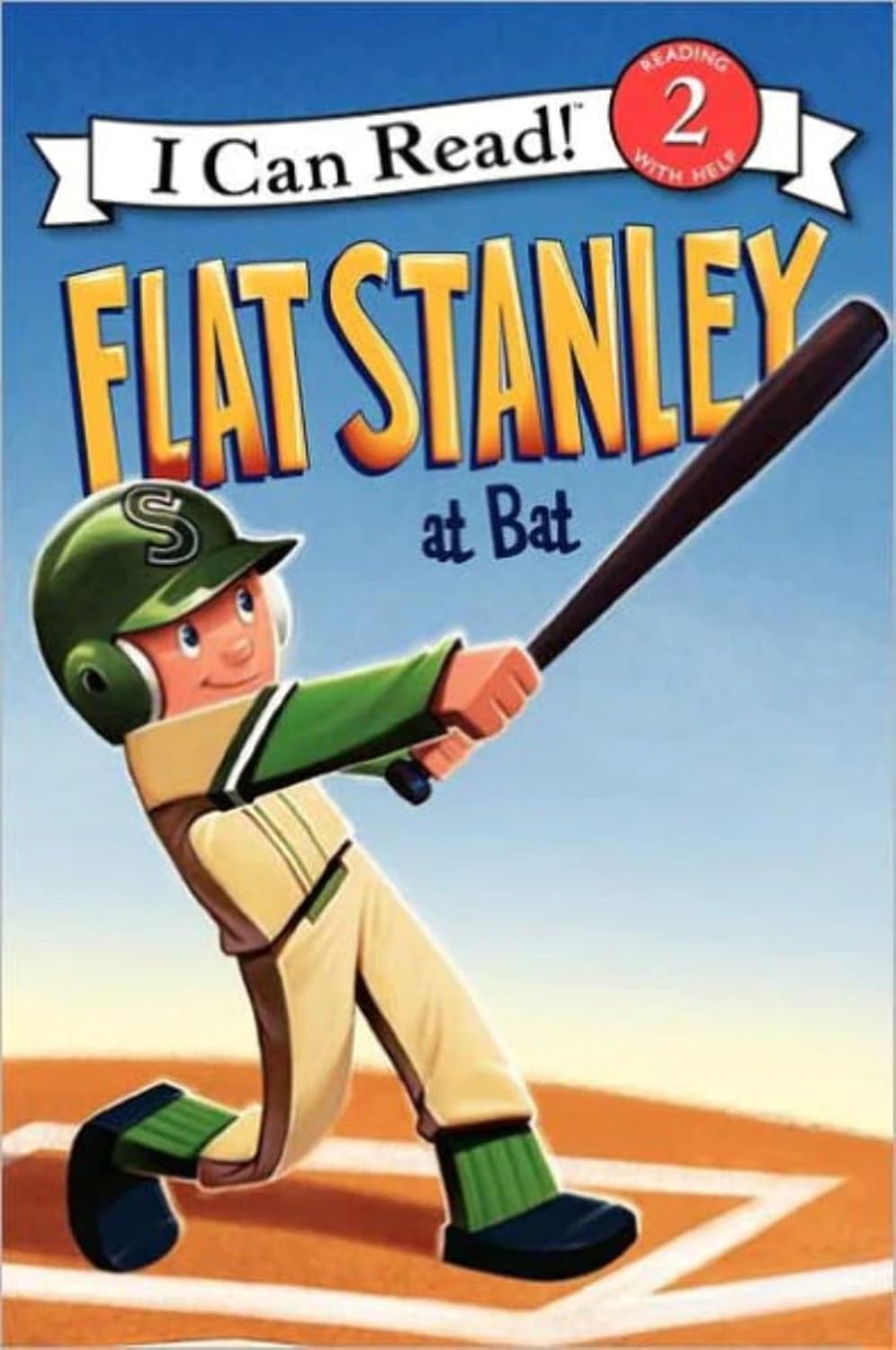 Flat Stanley at Bat: An Early Reading Baseball Story for Kids (Ages 4–8) (I Can Read Level 2)