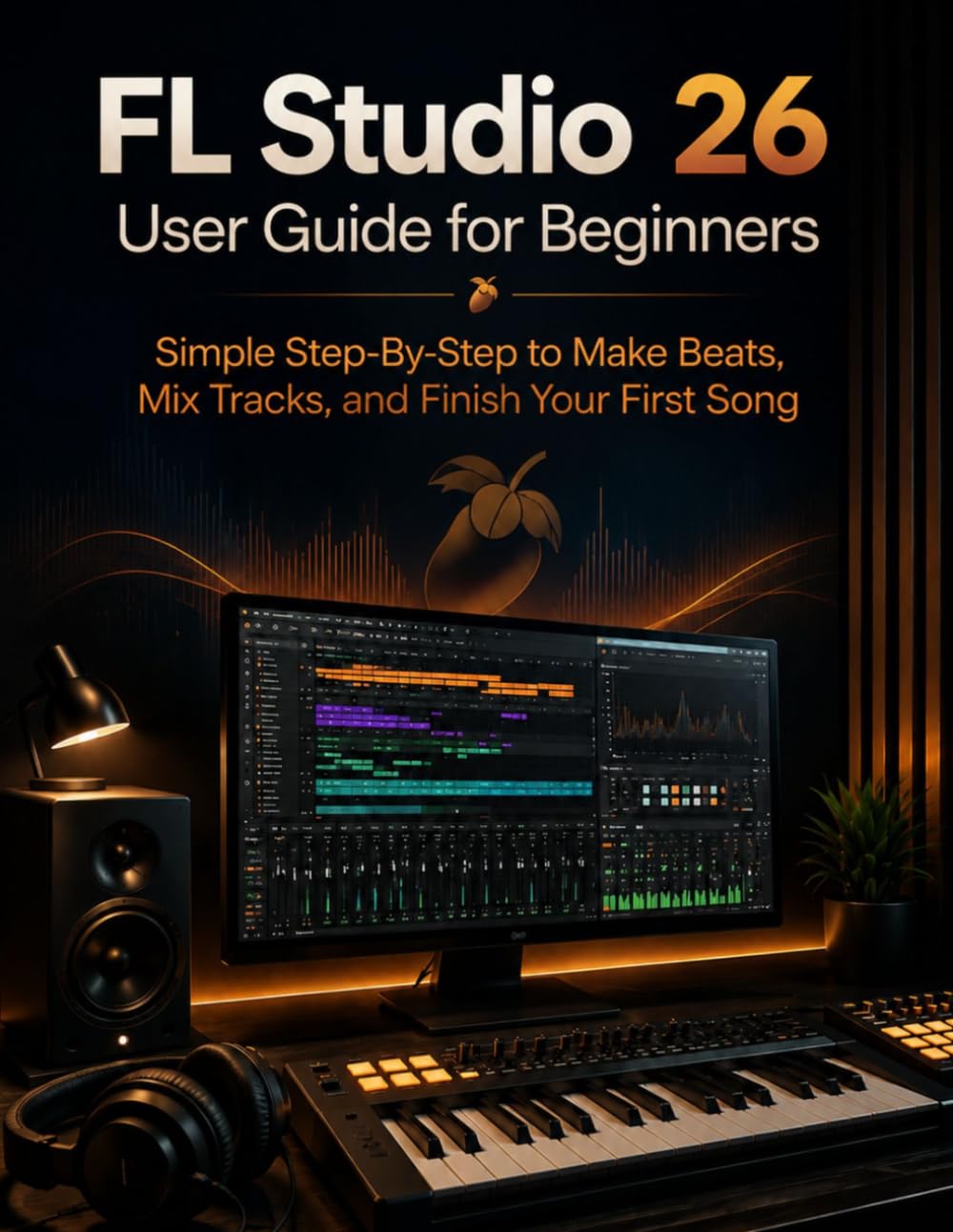 FL Studio 26 User Guide for Beginners: Simple Step-By-Step to Make Beats, Mix Tracks, and Finish Your First Song