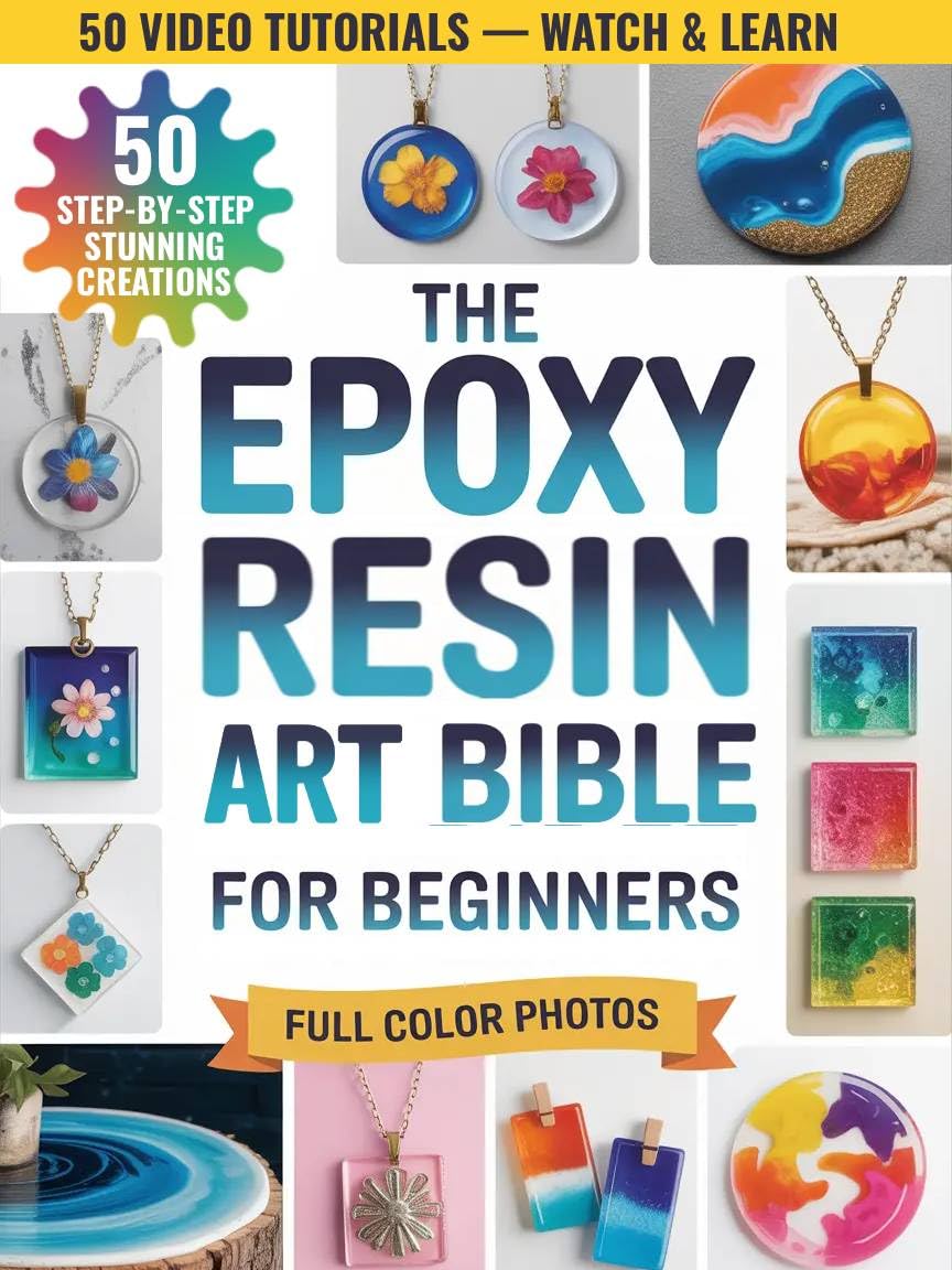 The Epoxy Resin Art Bible for Beginners: The Step-by-Step Guide to Create Stunning Projects Without Wasting Resin—Master Materials, Fix Common Mistakes, and Craft Pieces You’ll Be Proud to Make