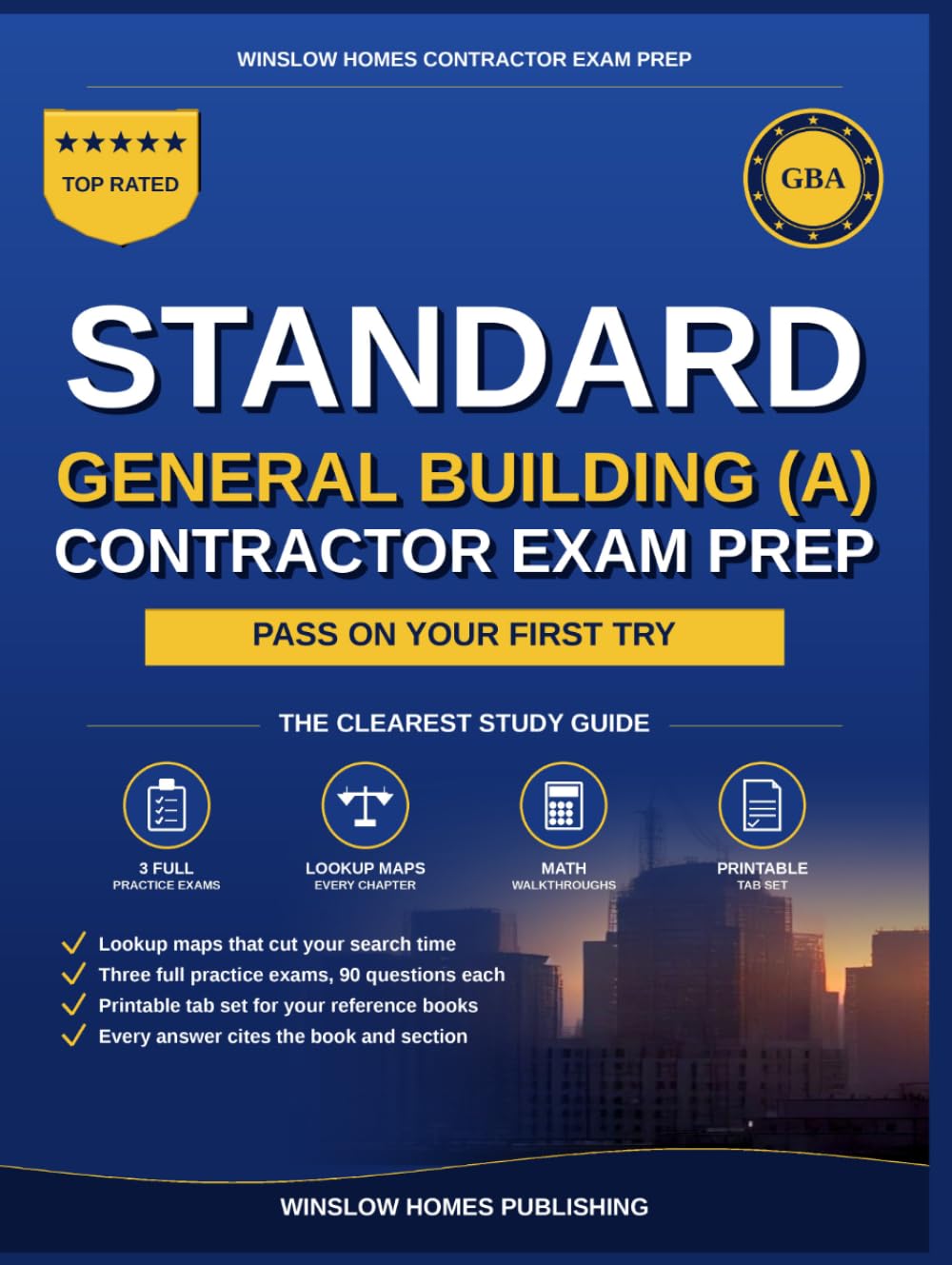 Standard General Building Contractor (A) Exam Prep: The Open Book Study System to Pass the International Code Council National Standard Exam, With ... Exams (Winslow Homes Contractor Exam Prep)