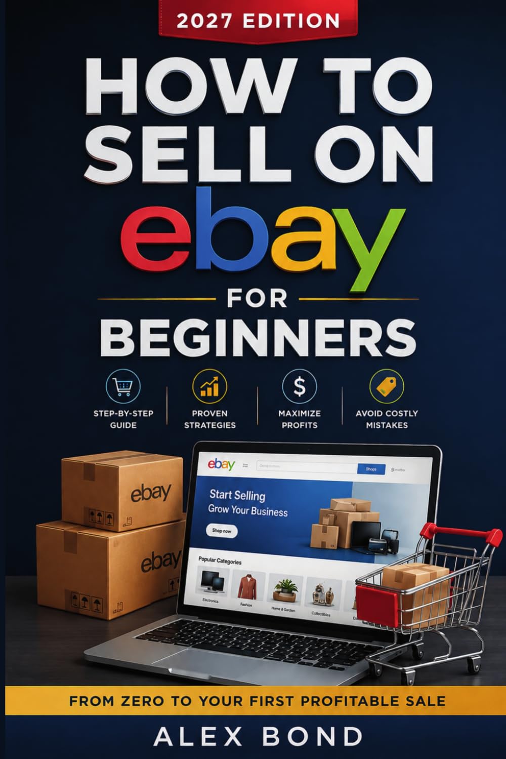 How to Sell on eBay for Beginners: The Complete Step-by-Step Guide to Listing, Pricing, Shipping, and Building a Profitable Online Business from Zero