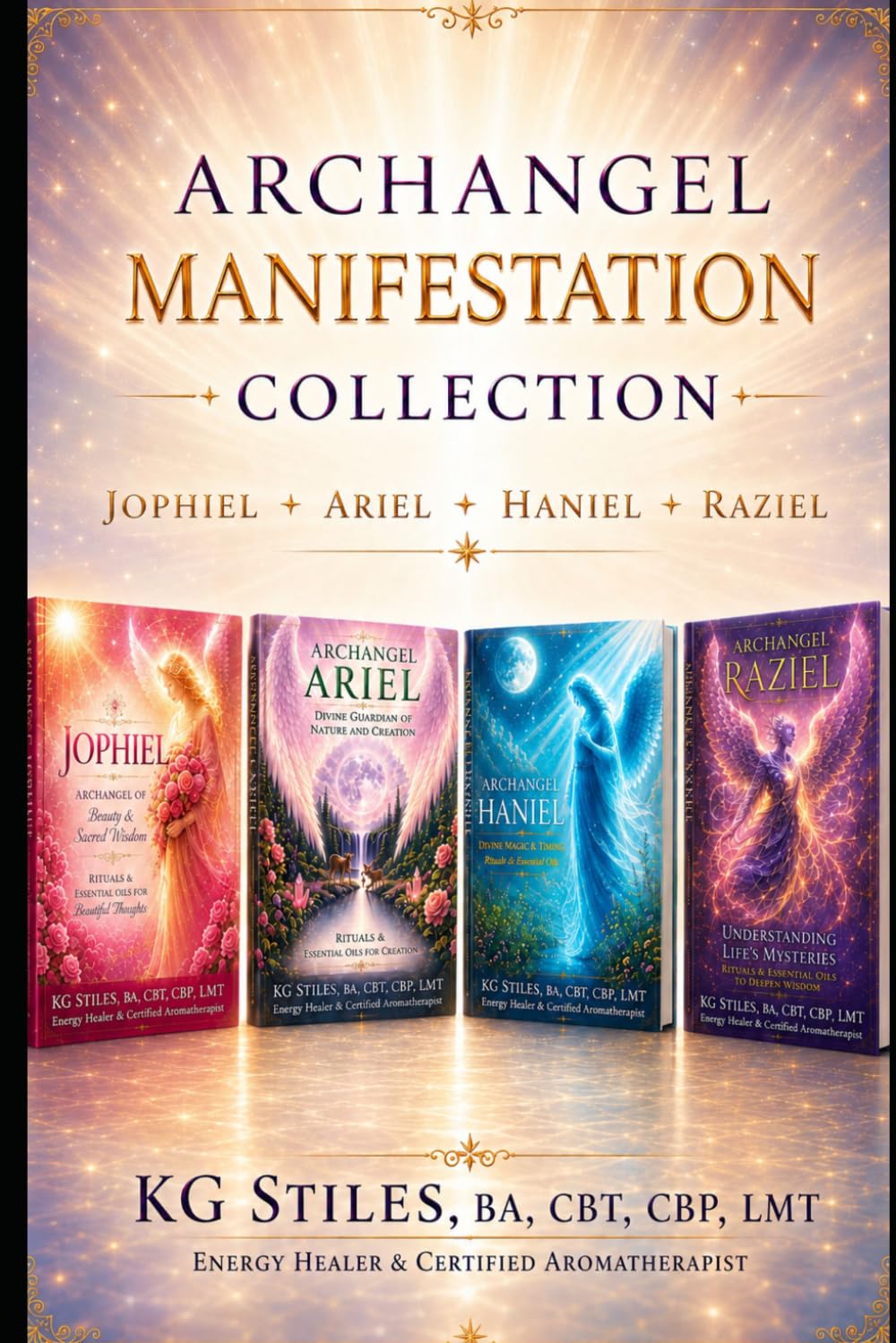 Archangel Manifestation Bundle - 4 Book Collection: With Jophiel • Ariel • Haniel • Raziel (The Archangels Rituals Series)
