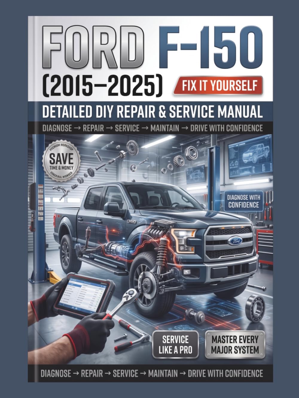 Ford F-150 (2015-2025) Detailed DIY Repair & Service Manual: The Definitive Step-by-Step Guide to Routine Maintenance, Advanced Diagnostics, and Total Overhauls—Comprehensive Coverage for Every 13th
