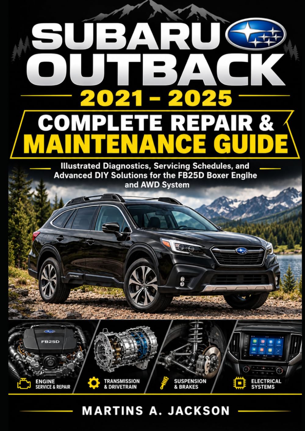 Subaru Outback 2021–2025 Complete Repair & Maintenance Guide: Illustrated Diagnostics, Servicing Schedules, and Advanced DIY Solutions for the FB25D Boxer Engine and AWD System