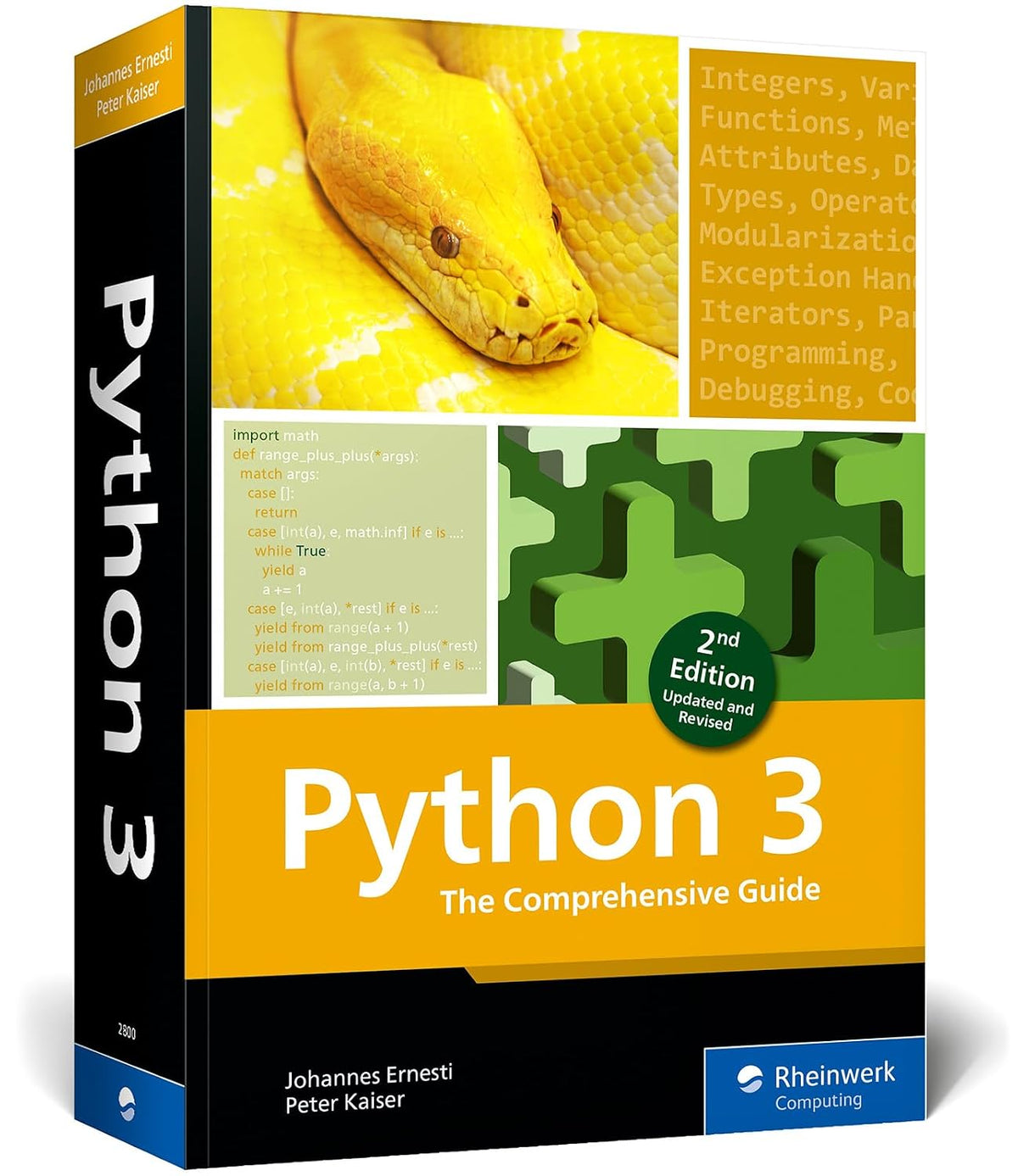 Python 3: The Comprehensive Guide to Hands-On Python Programming (Second Edition) (Rheinwerk Computing)
