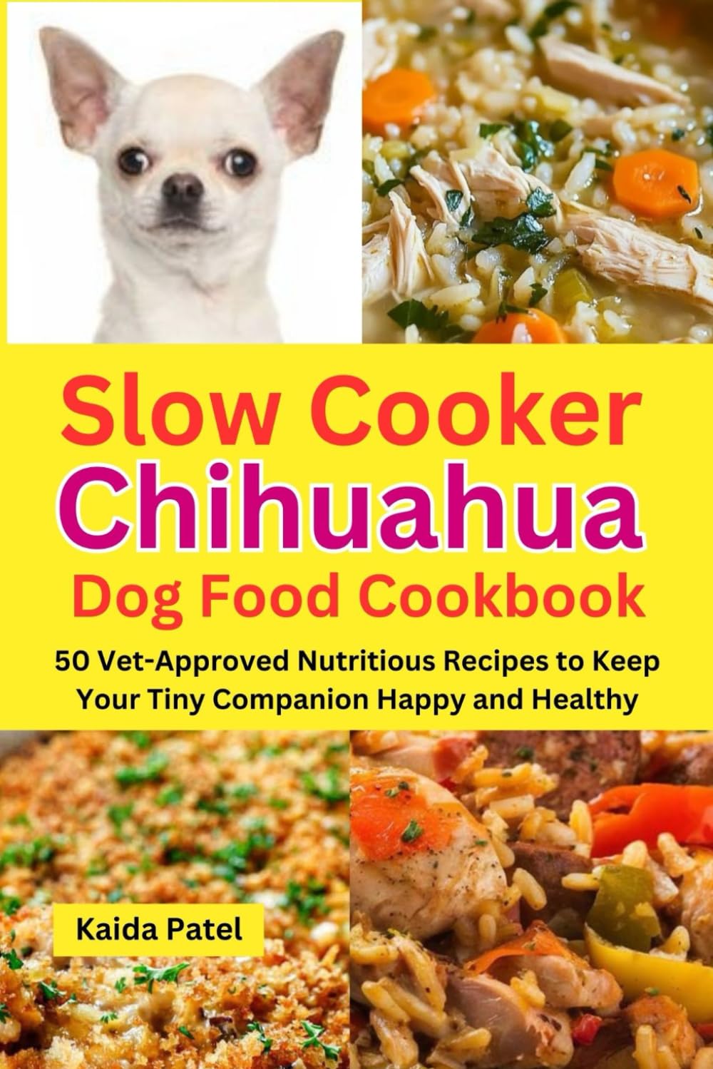 Slow Cooker Chihuahua Dog Food Cookbook: 50 Vet-Approved Nutritious Recipes to Keep Your Tiny Companion Happy and Healthy
