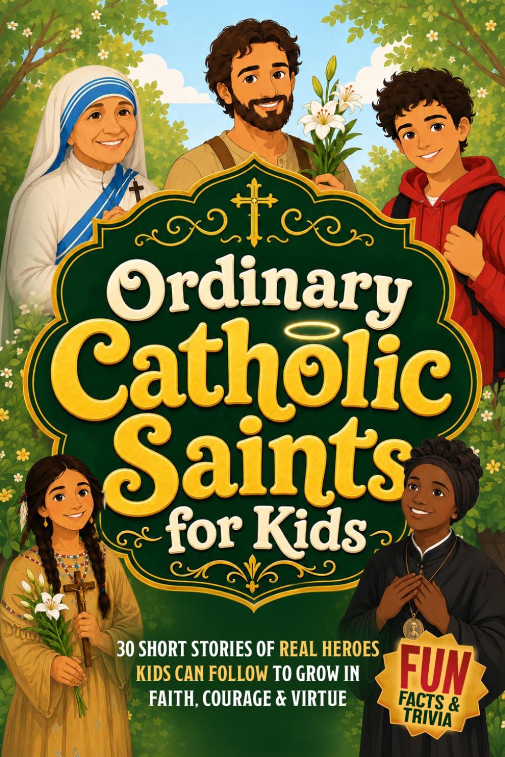 Ordinary Catholic Saints for Kids: 30 Inspiring Stories of Real Heroes Kids Can Follow Every Day to Grow in Faith, Courage & Virtue with Screen-Free ... & Prayer (Gift Book for Boys & Girls)