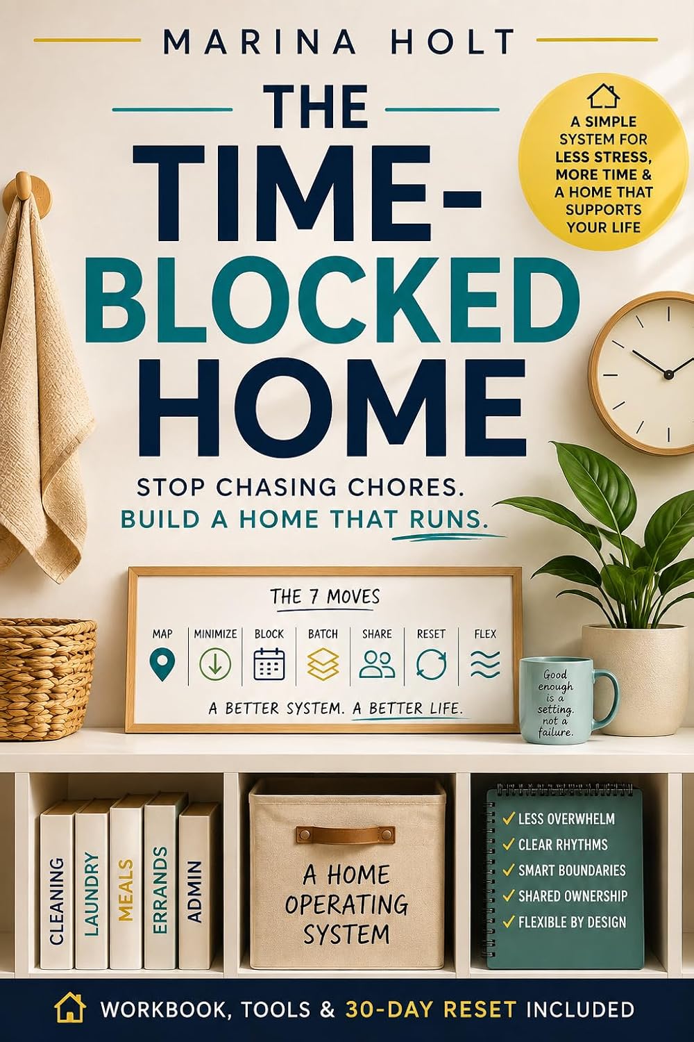 The Time-Blocked Home: Stop Chasing Chores, Reduce Household Overwhelm, and Build a Home That Runs