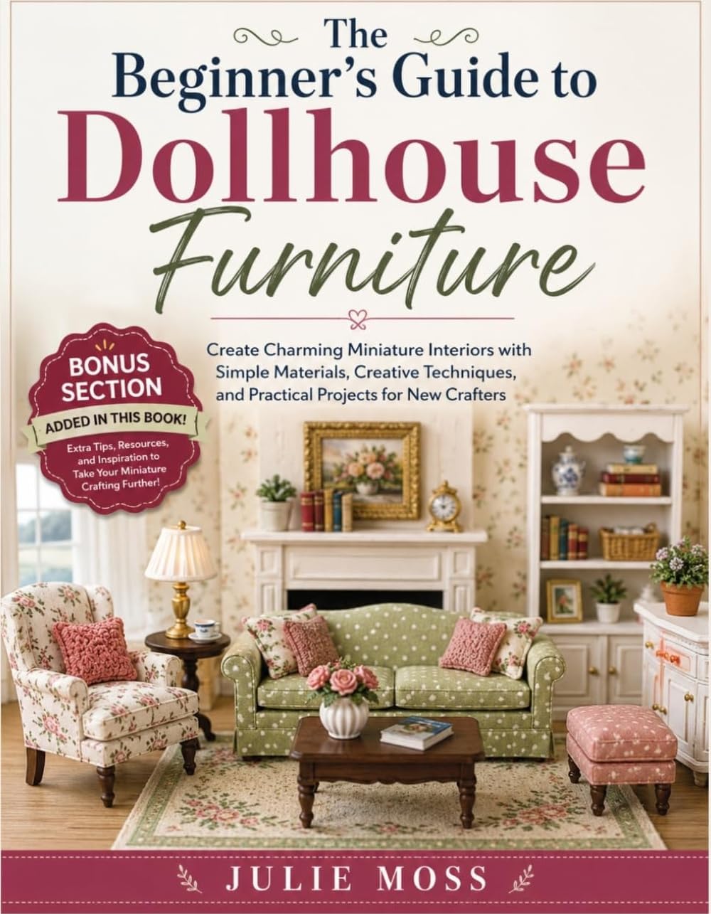The Beginner's Guide to Dollhouse Furniture: Create Charming Miniature Interiors with Simple Materials, Creative Techniques, and Practical Projects for New Crafters