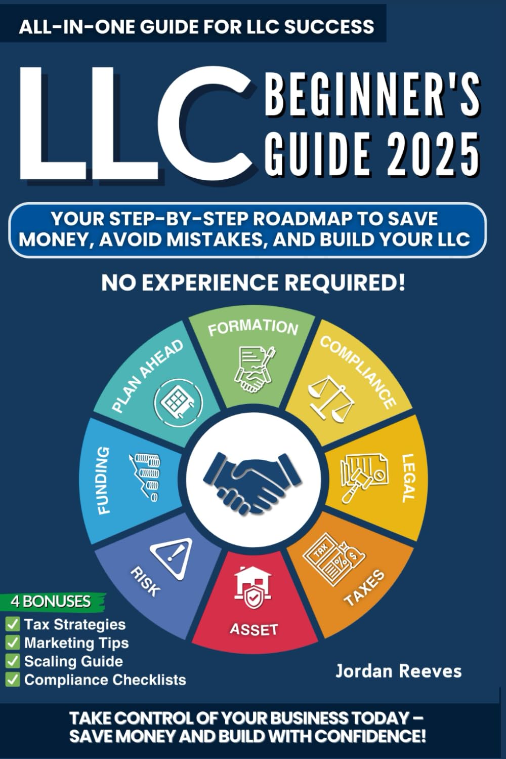 LLC Beginner's Guide: Your Step-by-Step Roadmap to Start and Scale Your Business Without Experience. Smart Tax Solutions, Compliance Essentials, and ... Tips to Save Money and Protect Your Asset!