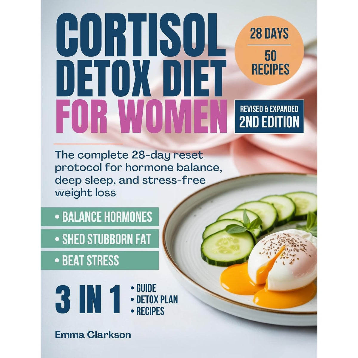 Cortisol Detox Diet for Women: The Complete 28‑Day Reset Protocol for Hormone Balance, Deep Sleep, and Stress‑Free Weight Loss