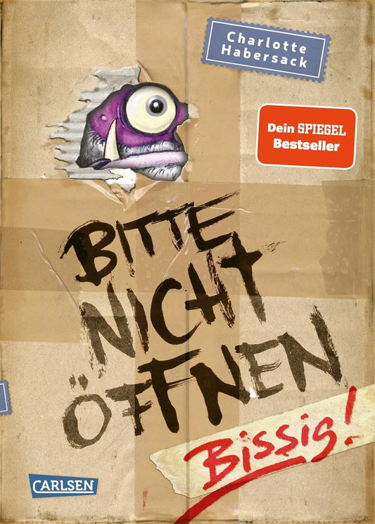 Bitte nicht öffnen 1: Bissig!: Wer hat meinen Yeti-Ritter gesehen? Lustige Kinderbuch-Serie ab 8 Jahren über geheimnisvolle Päckchen und schrullige Monster (1)