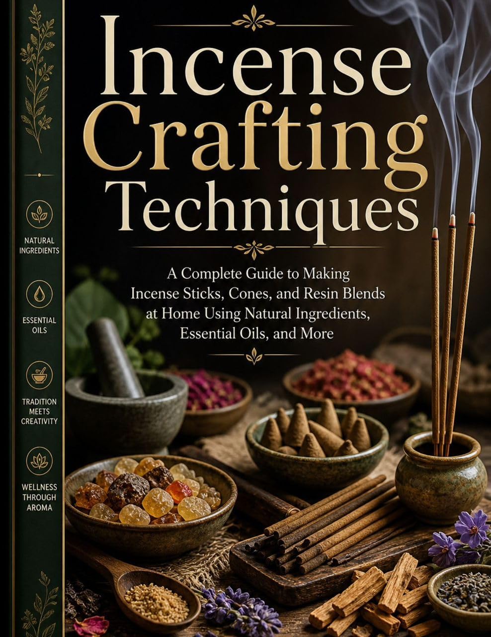 Incense Crafting Techniques: A Complete Guide to Making Incense Sticks, Cones, and Resin Blends at Home Using Natural Ingredients, Essential Oils, and More