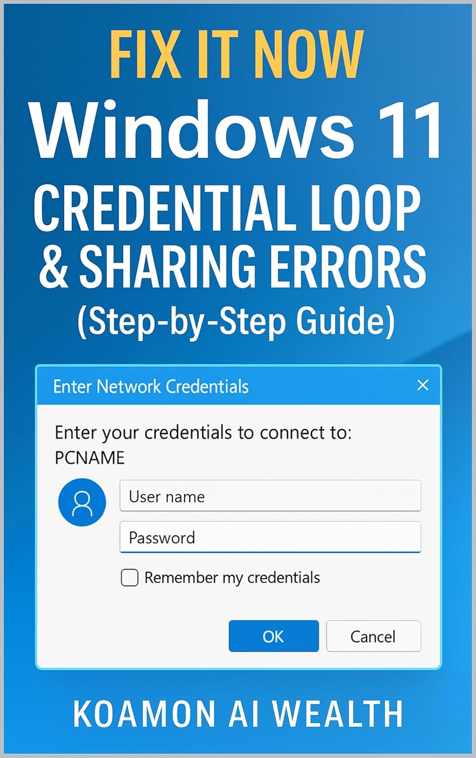 FIX IT NOW: Windows 11 Credential Loop & Sharing Errors (Step-by-Step Guide)