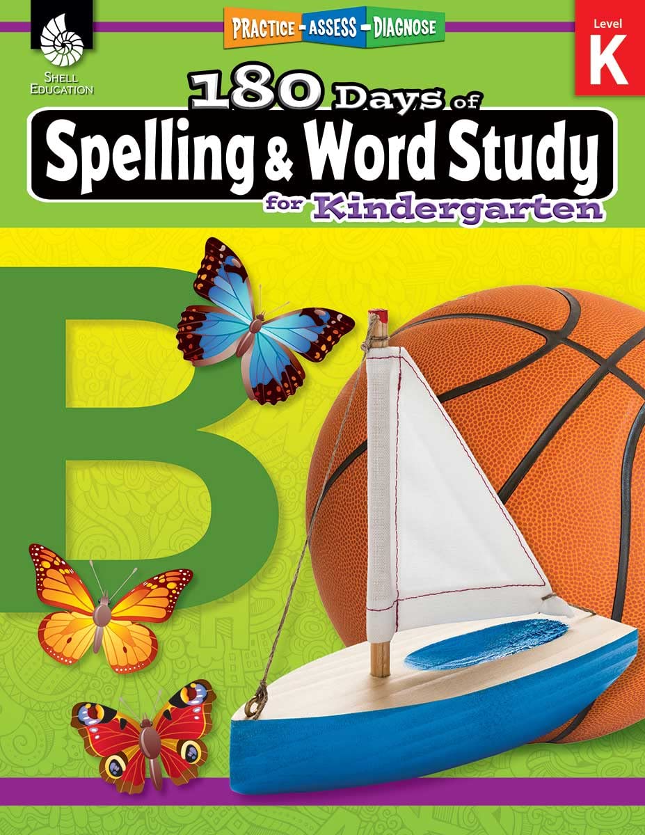 180 Days®: Spelling and Word Study for Kindergarten: Practice, Assess, Diagnose