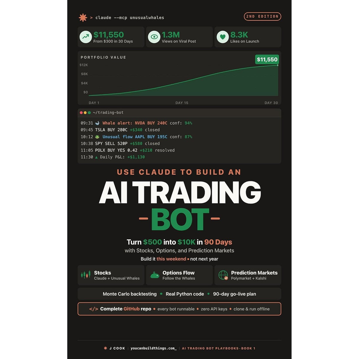 Use Claude to Build an AI Trading Bot: 90 Days with Stocks and Prediction Markets