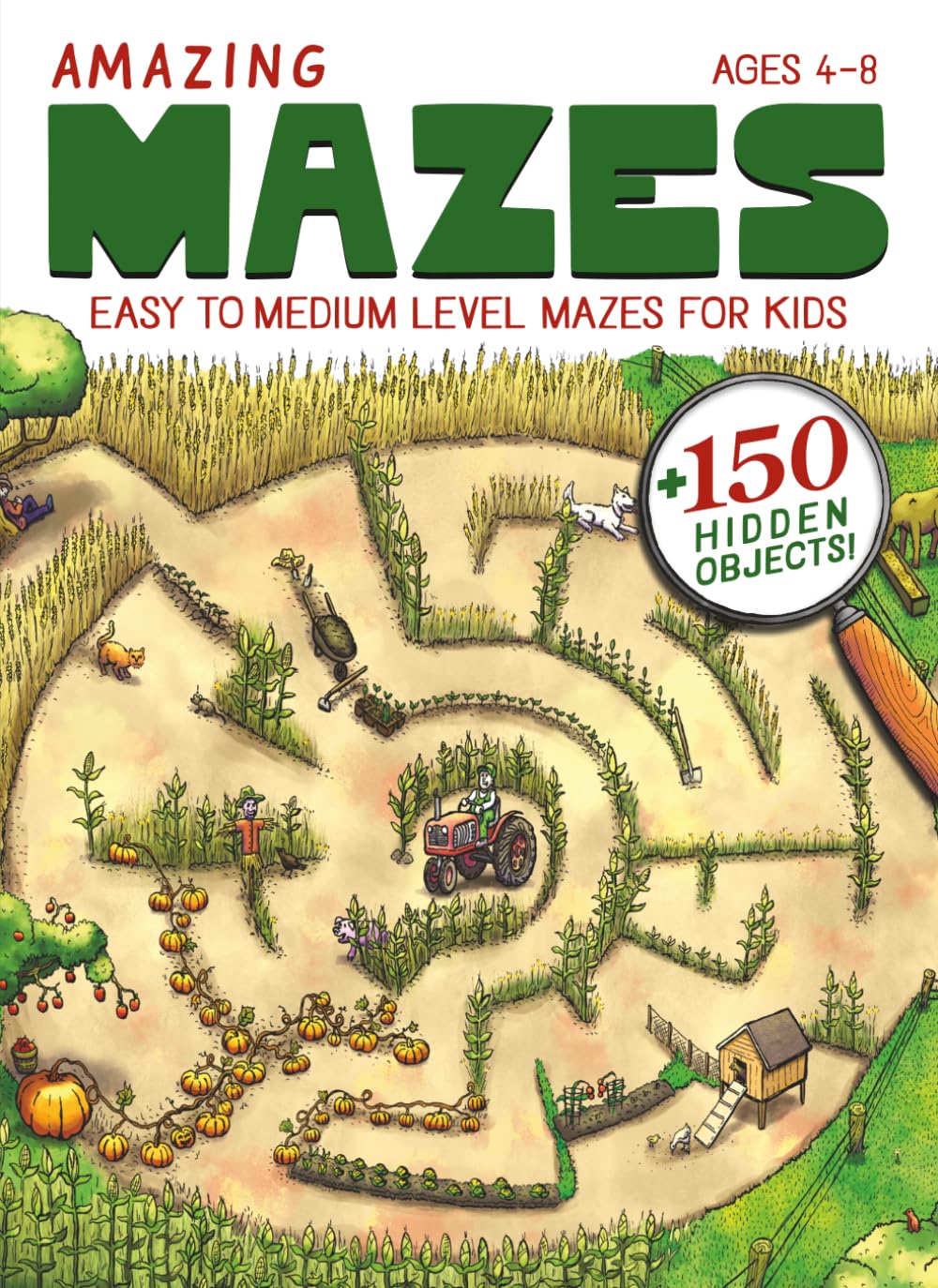 Amazing Mazes for Kids Ages 4-8: Awesome Hand-Drawn Maze Book for Kids (Maze Activity Book for Ages 4-8)