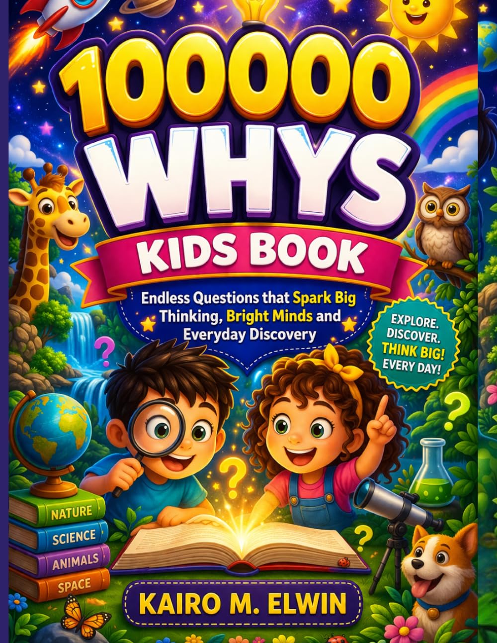 100000 whys kids book: Endless Questions that Spark Big Thinking, Bright Minds and Everyday Discovery (Kairo M. Elwin Series)