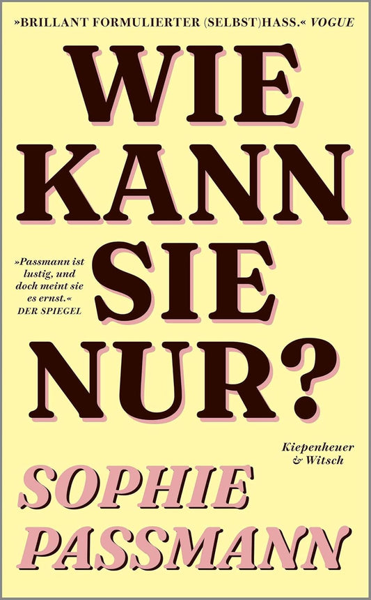 Wie kann sie nur?