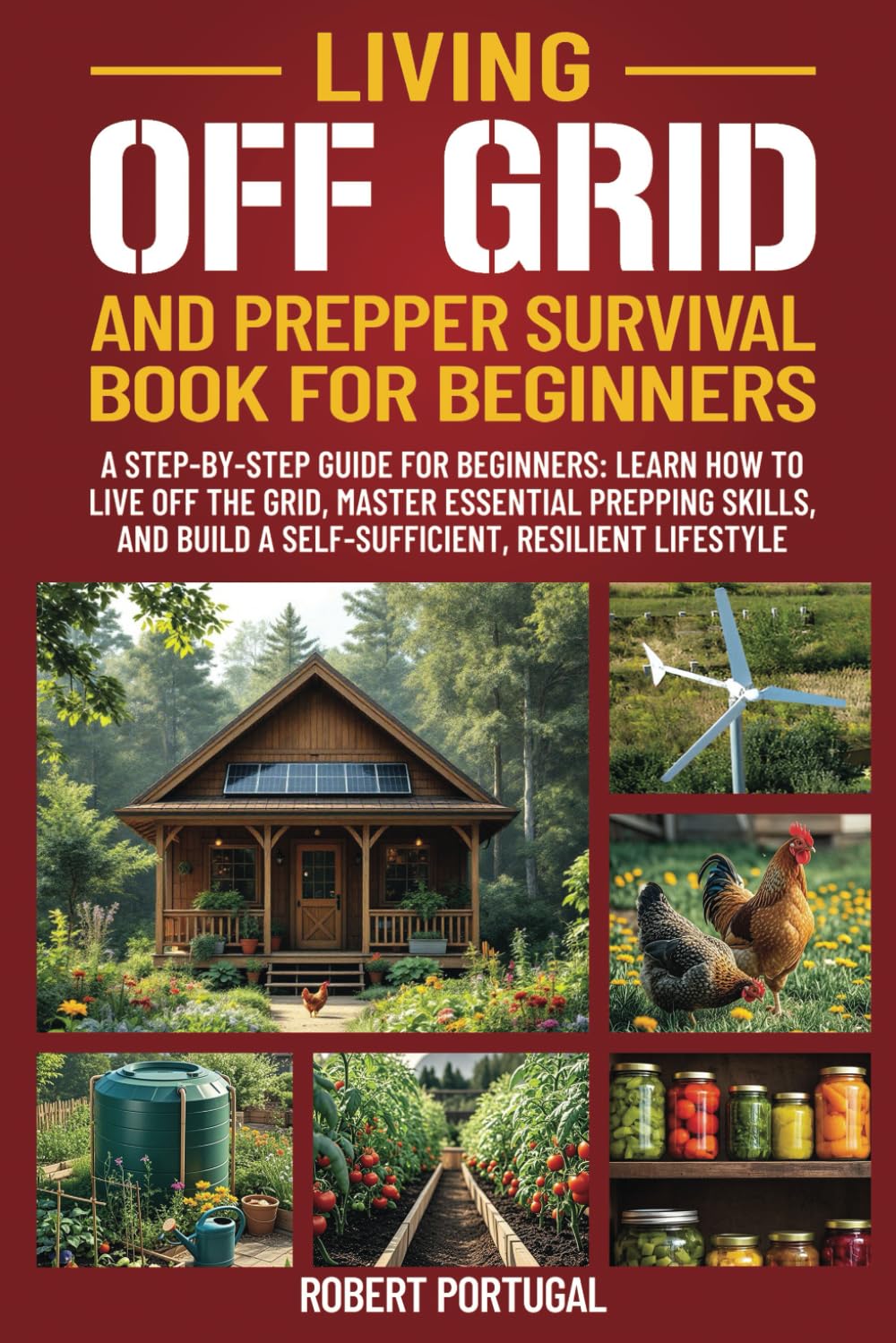 LIVING OFF GRID AND PREPPER SURVIVAL GUIDE FOR BEGINNERS: LEARN HOW TO LIVE OFF GRID, MASTER ESSENTIAL PREPPING SKILLS, & BUILD A SELF-SUFFICIENT, RESILIENT LIFESTYLE