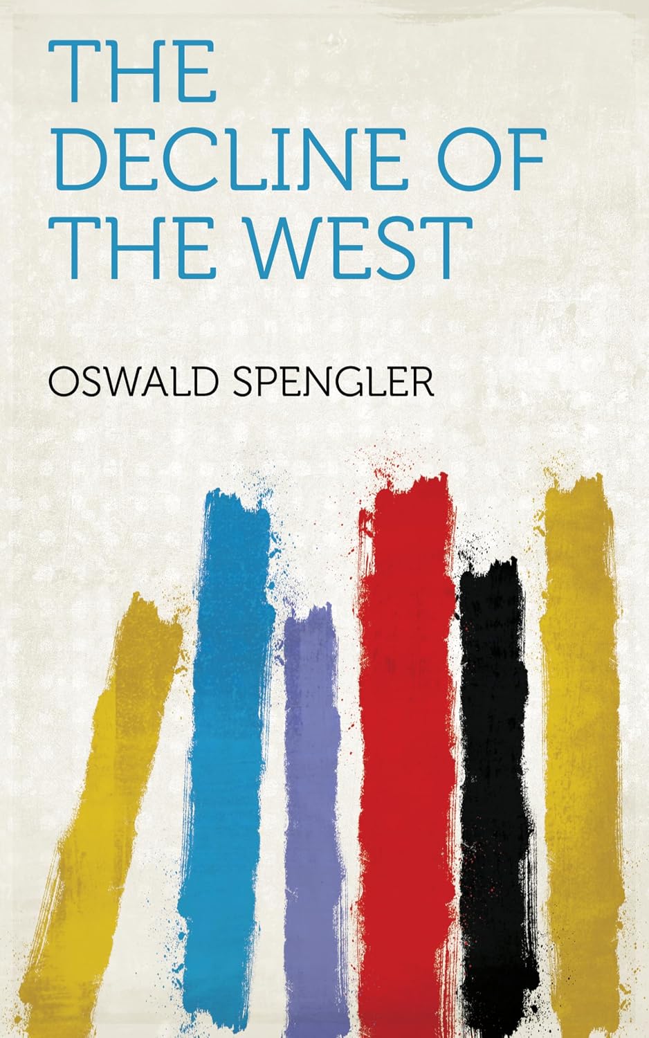 The Decline of the West