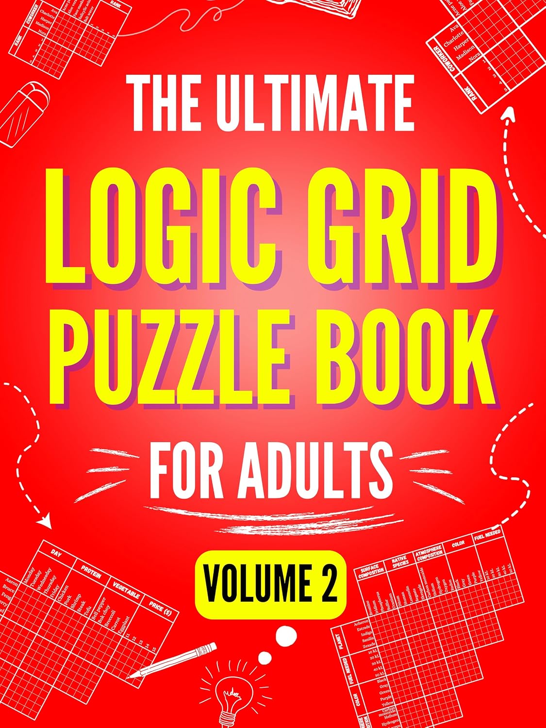 The Ultimate Logic Grid Puzzle Book for Adults, Volume 2: Another 100 Fun and Challenging Puzzles (Kindle Scribe Only) (Logic Puzzles - The Ultimate Collection)