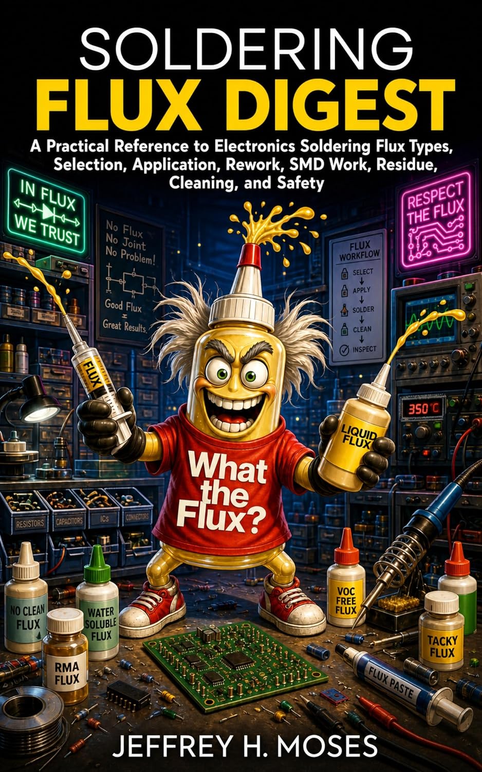 Soldering Flux Digest: A Practical Reference to Electronics Soldering Flux Types, Selection, Application, Rework, SMD Work, Residue, Cleaning, and Safety (Practical Electronics Reference Series)