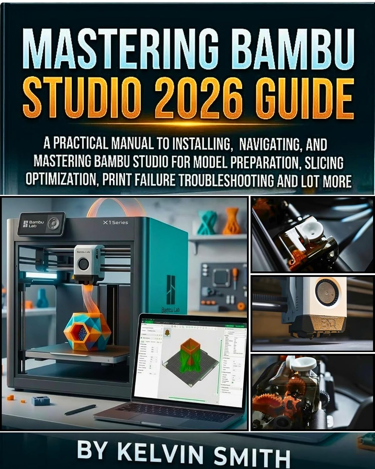 MASTERING BAMBU STUDIO 2026 GUIDE : A Practical Manual to Installing, Navigating, and Mastering Bambu Studio for Model Preparation, Slicing Optimization, Print Failure Troubleshooting and lot more