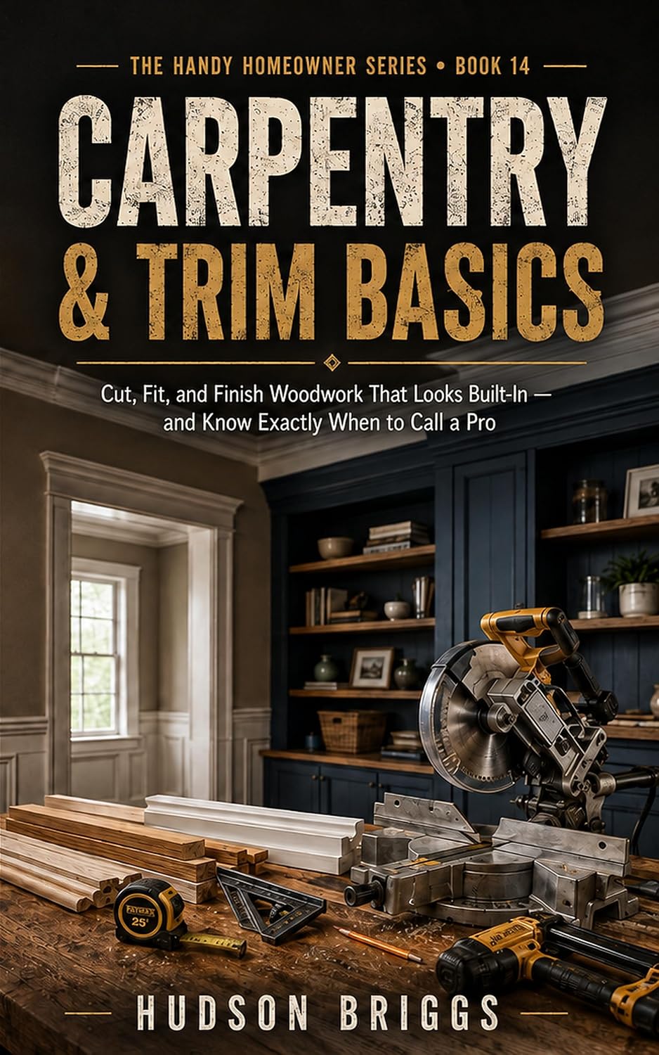 Carpentry & Trim Basics: Cut, Fit, and Finish Woodwork That Looks Built-In - and Know Exactly When to Call a Pro (The Handy Homeowner Series Book 14)
