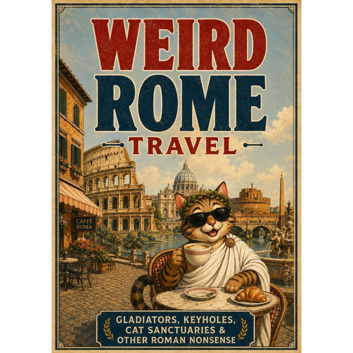 WEIRD ROME TRAVEL: Ancient Gladiators, Secret Keyholes, Talking Statues, Cat Sanctuaries, Vatican Oddities, and Other Roman Nonsense