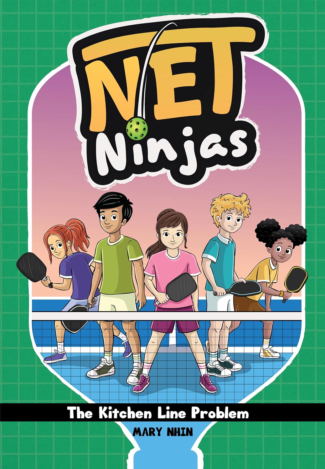 Net Ninjas: The Kitchen Line Problem: Dyslexia - Friendly Middle School Chapter Books for Kids Ages 6-12 About Patience and Pressure