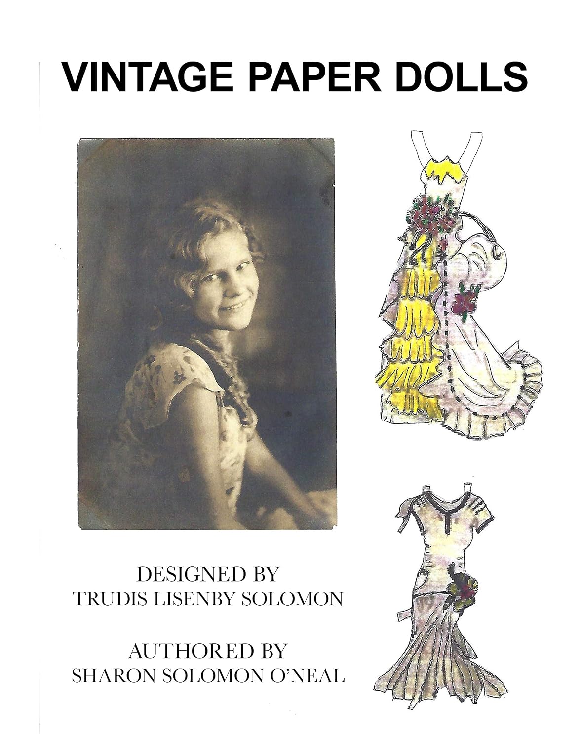 VINTAGE PAPER DOLLS BY TRUDIS LISENBY SOLOMON