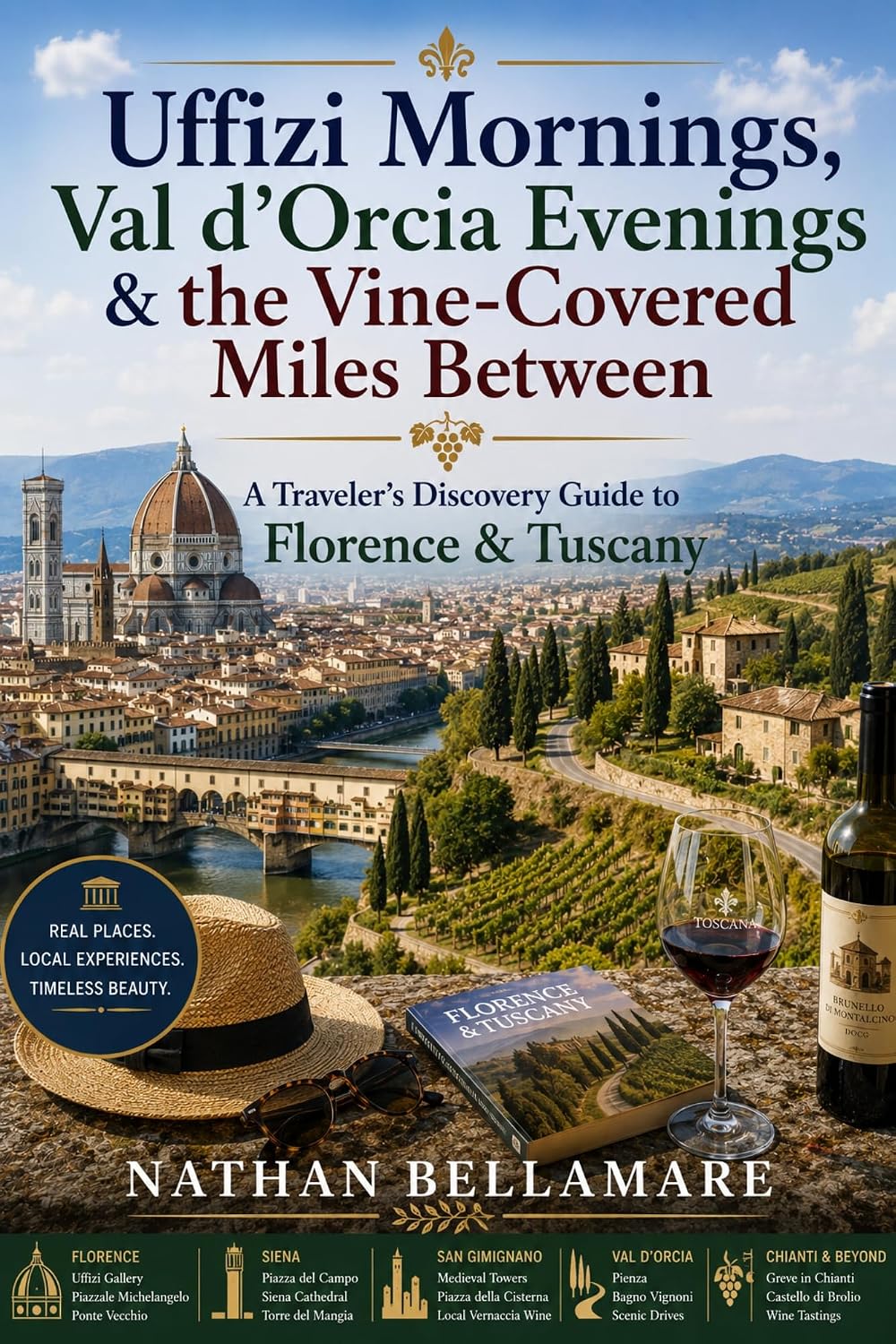 Uffizi Mornings, Val d’Orcia Evenings & the Vine-Covered Miles Between: A Traveler’s Discovery Guide to Florence & Tuscany