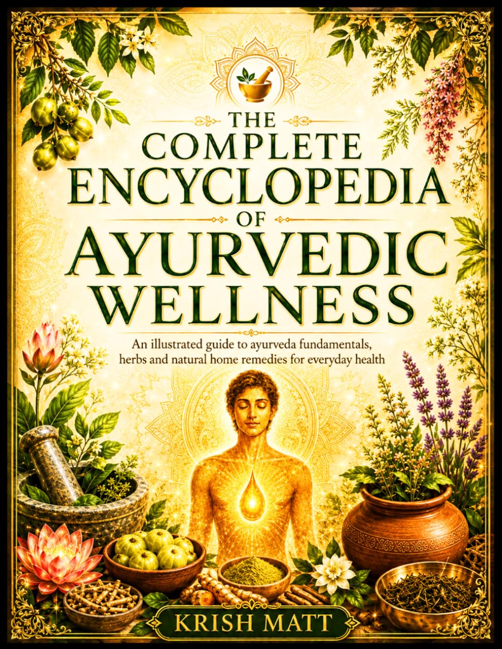 The Complete Encyclopedia of Ayurvedic Wellness: An Illustrated Guide to Ayurveda Fundamentals, Herbs and Natural Home Remedies for Everyday Health