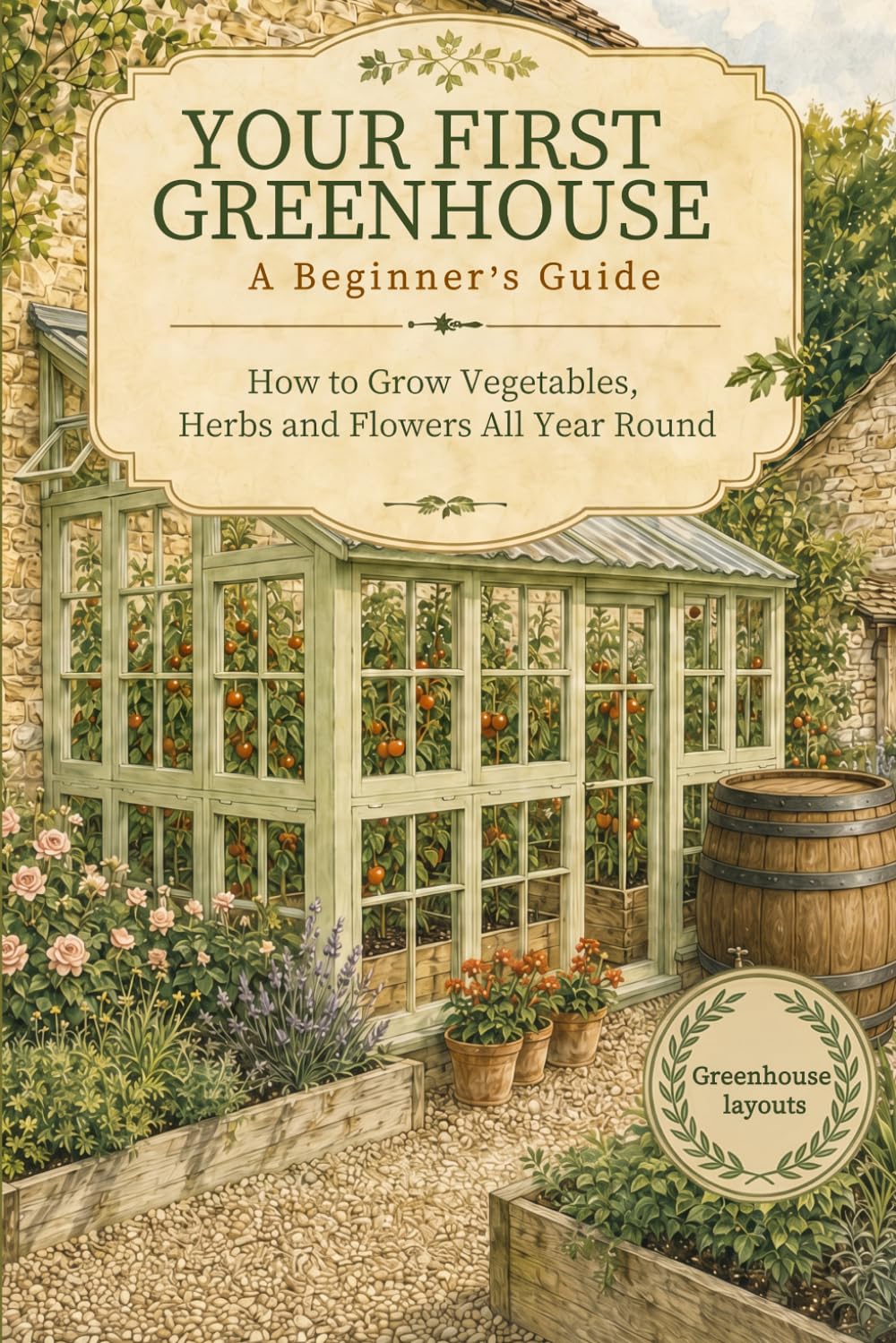 Your First Greenhouse: A Beginner's Guide How to Grow Vegatables, Herbs and Flowers all Year Round