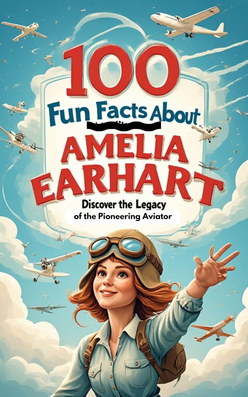 100 Fun Facts About Amelia Earhart: Discover the Life and Legacy of the Pioneering Aviator: An Inspirational Journey Through the Life and Achievements of Amelia Earhart for Kids, Teens, and History