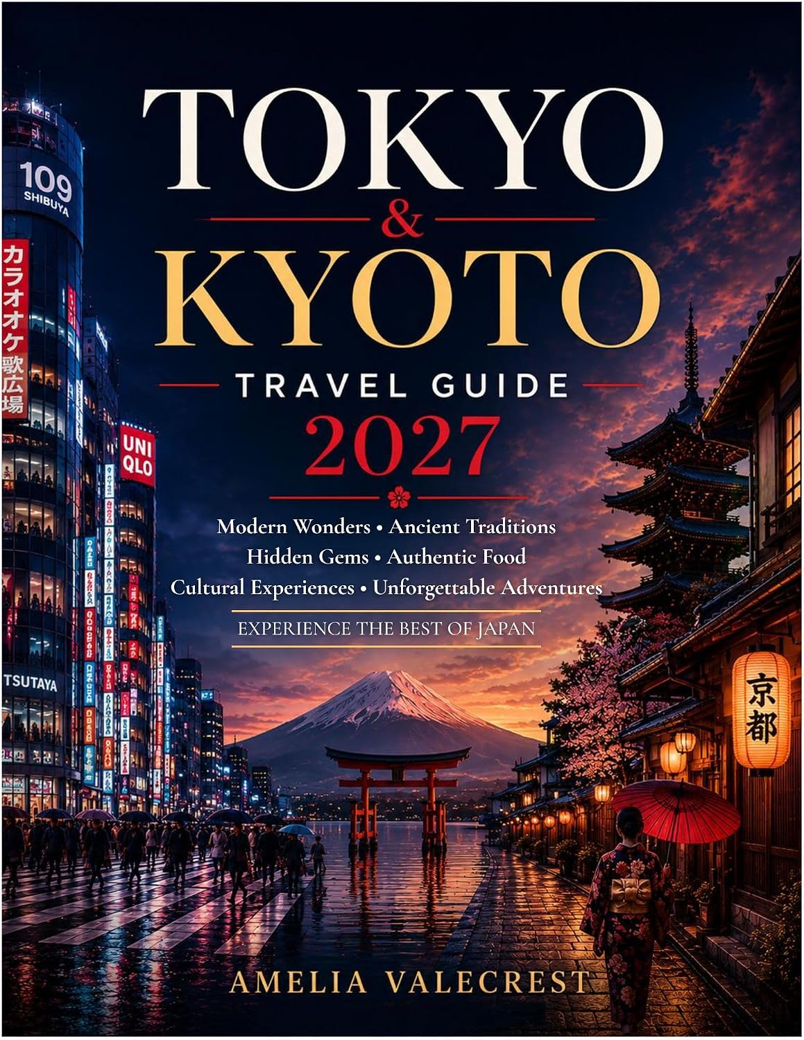 Tokyo & Kyoto Travel Guide: Your Guide to Japan’s Modern Wonders, Ancient Traditions, Hidden Gems, Authentic Food, Cultural Experiences, and Unforgettable Adventures