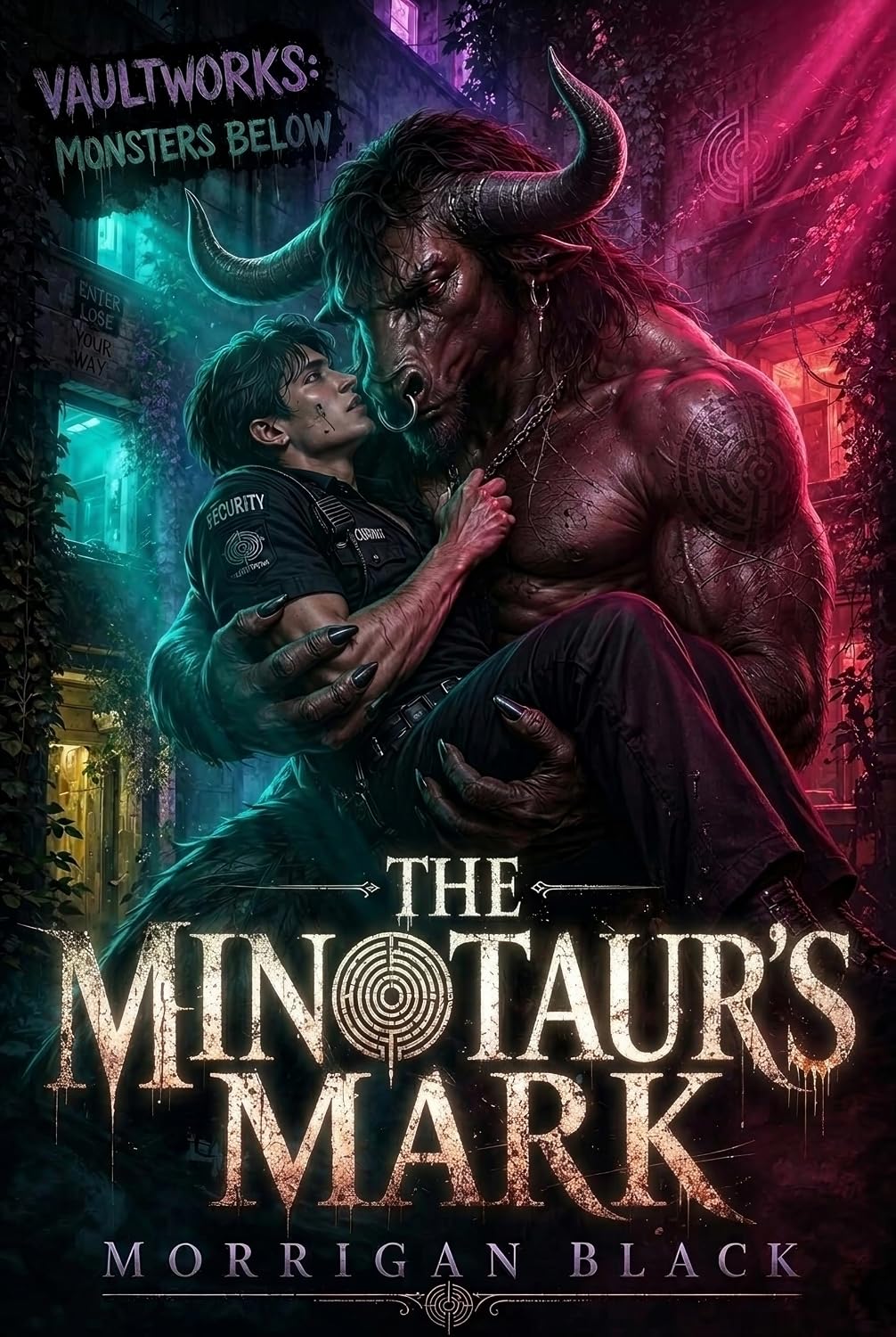 The Minotaur's Mark: MM Monster Romance (Vaultworks: Monsters Below Book 1)