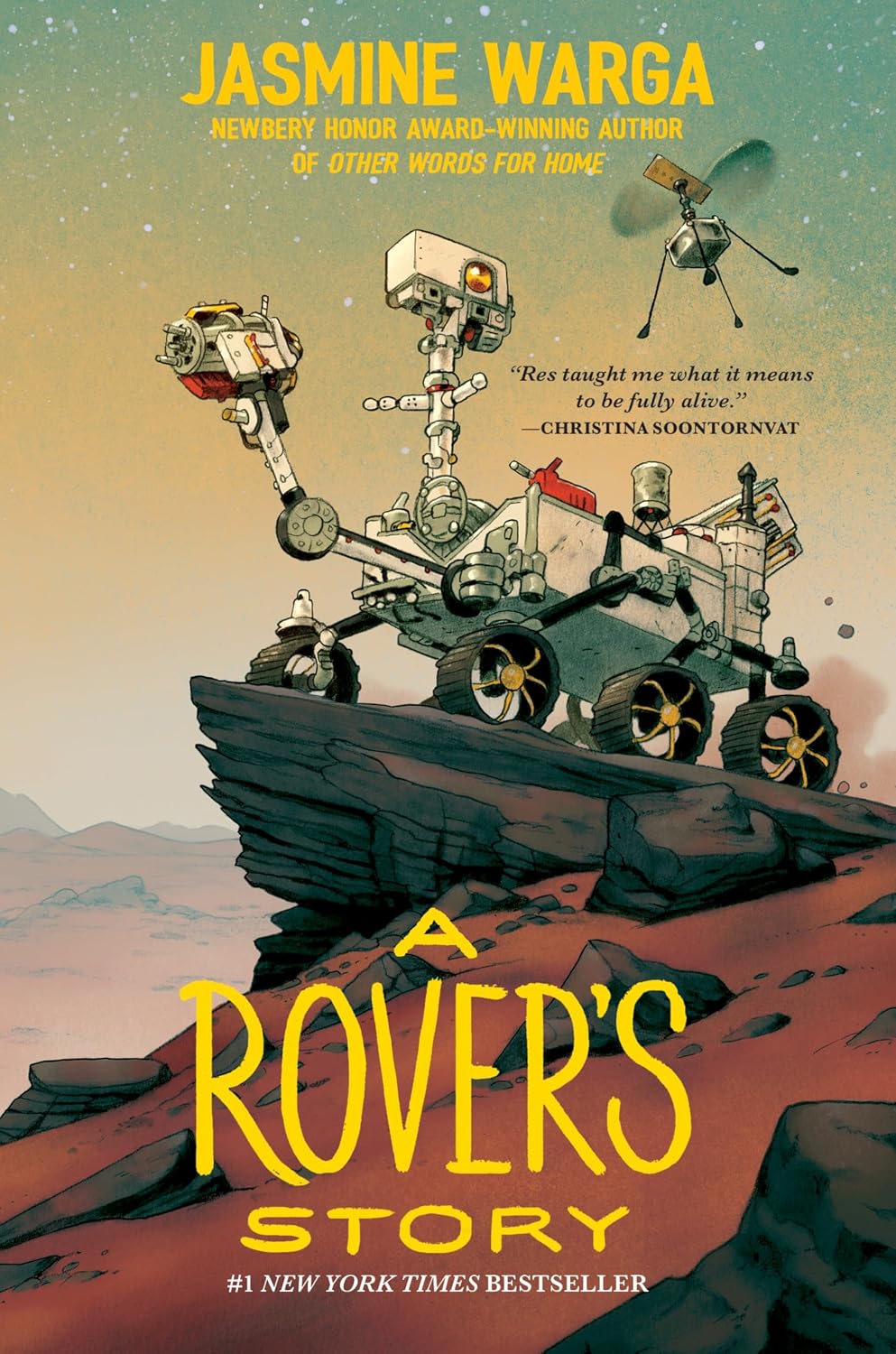 A Rover's Story: Meet Resilience, a Mars rover developing human emotions―an emotional survival journey with drone Fly, for readers 8-12