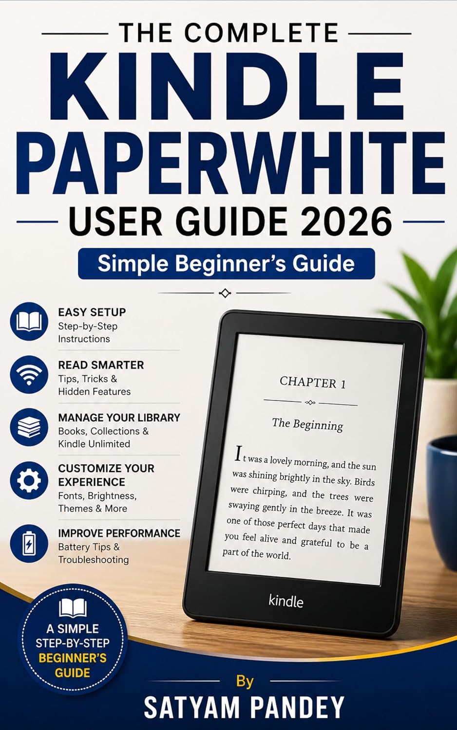 Kindle Paperwhite User Guide 2026: Simple Beginner’s