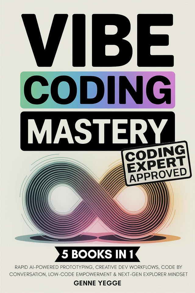 Vibe Coding Mastery: The Complete 5-in-1 Guide to Rapid AI-Powered Prototyping, Creative Dev Workflows, Code by Conversation, Low-Code Empowerment, and Next-Gen Explorer Mindset