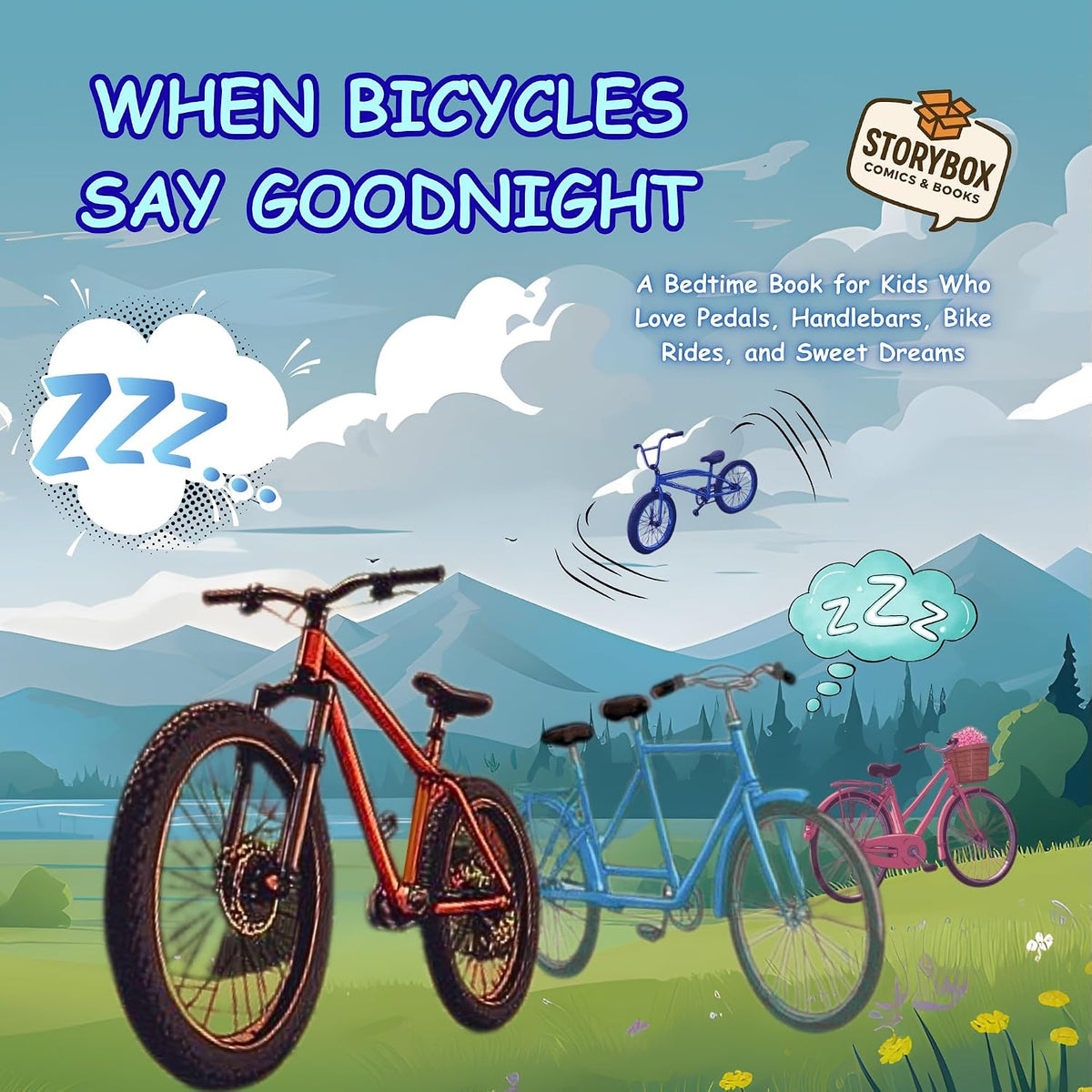 When Bicycles Say Goodnight: A Bedtime Book for Kids Who Love Pedals, Handlebars, Bike Rides, and Sweet Dreams